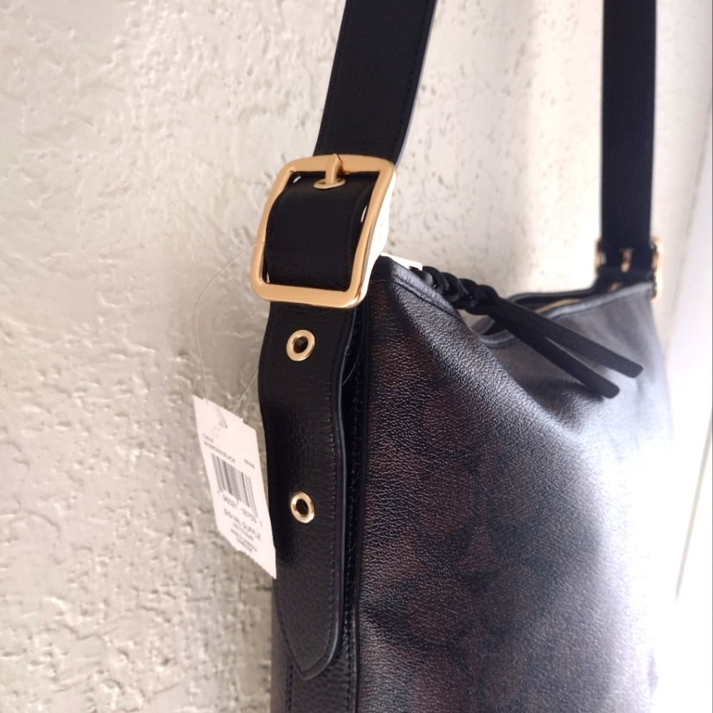Coach Signature Canvas Val Duffle Bag NWT Sold - Picture 8 of 16